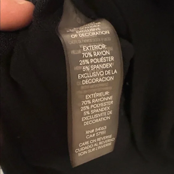 Calvin Klein Black Long Sleeve sweatshirt Dress size Women’s M Like new - Picture 7 of 10